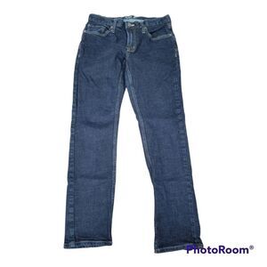 Old Navy Denim Skinny Build in Tough Build in Flex Dark Blue Jeans Size 31x32